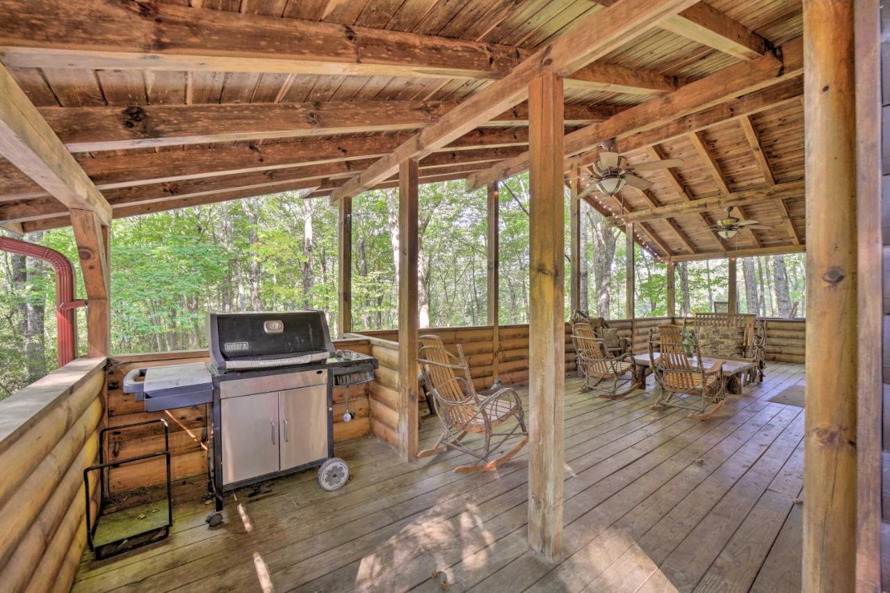 Cozy Lake Toxaway Cabin With Deck, Fire Pit And Grill! Exteriér fotografie