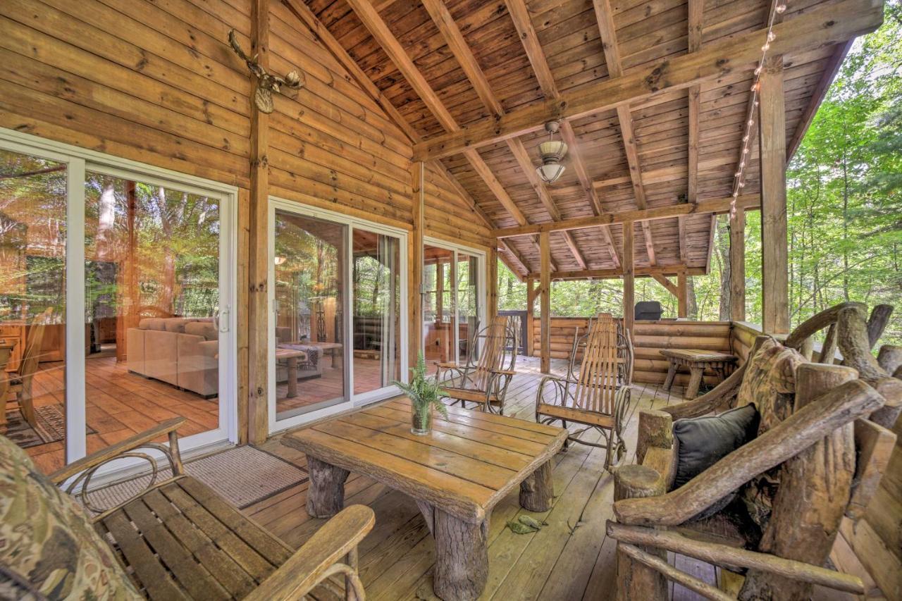 Cozy Lake Toxaway Cabin With Deck, Fire Pit And Grill! Exteriér fotografie