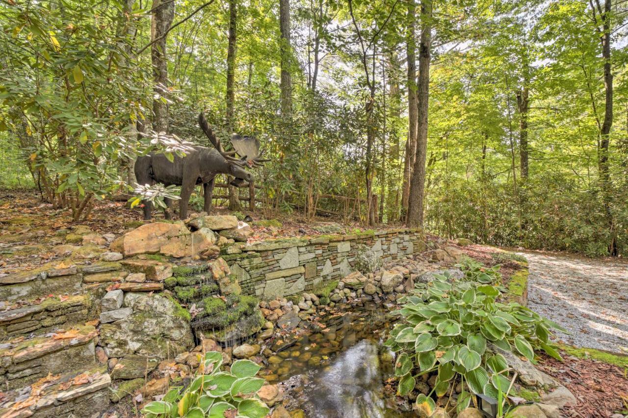 Cozy Lake Toxaway Cabin With Deck, Fire Pit And Grill! Exteriér fotografie
